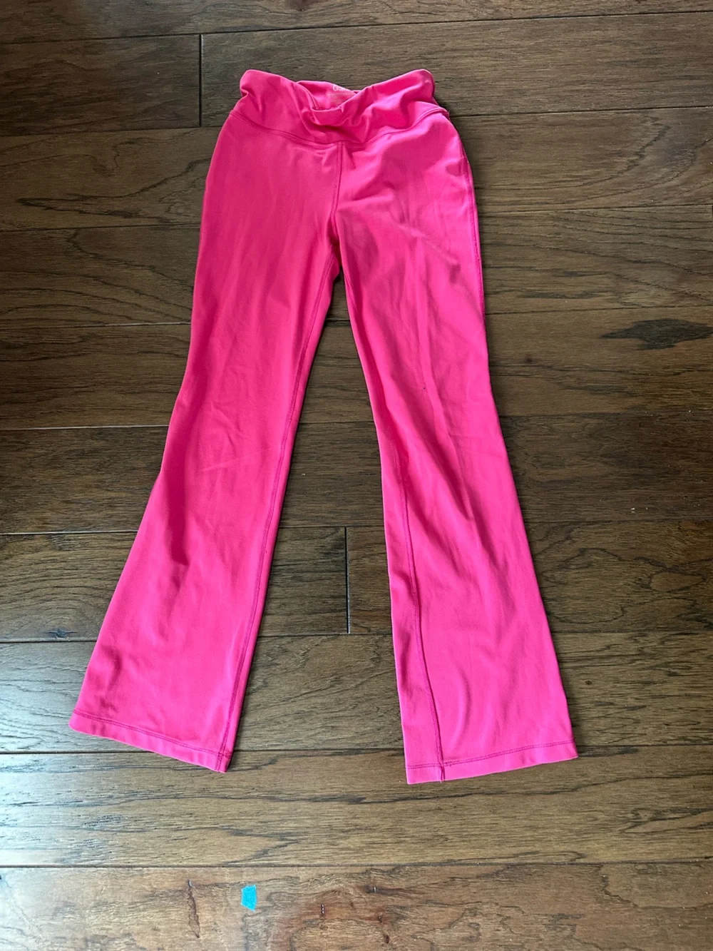 Athleta Girl Girls' Hot Pink Flared High Waist Active Pants Size 8-10